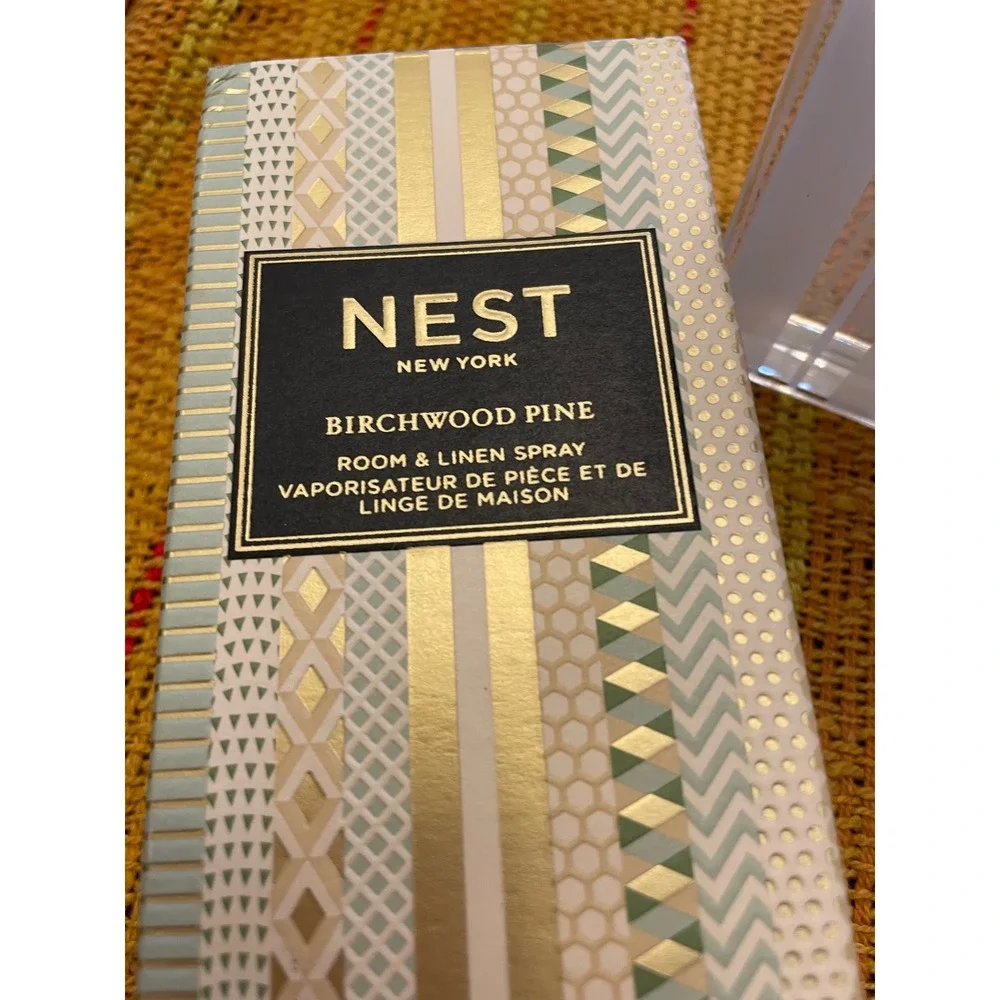 Nest New York Birchwood Pine Room & Linen Spray 3.4 fl oz 100ml Home Fragrance